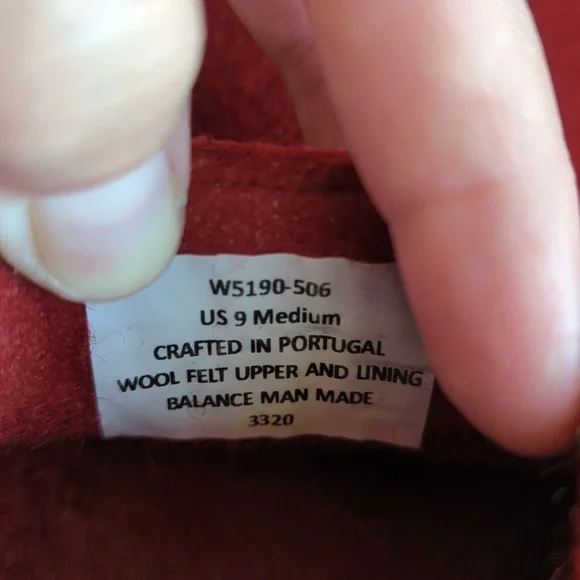Samuel Hubbard Red Wool 🦙 Clog / Shoes Women's Size 9 Made In Portugal - Picture 7 of 9